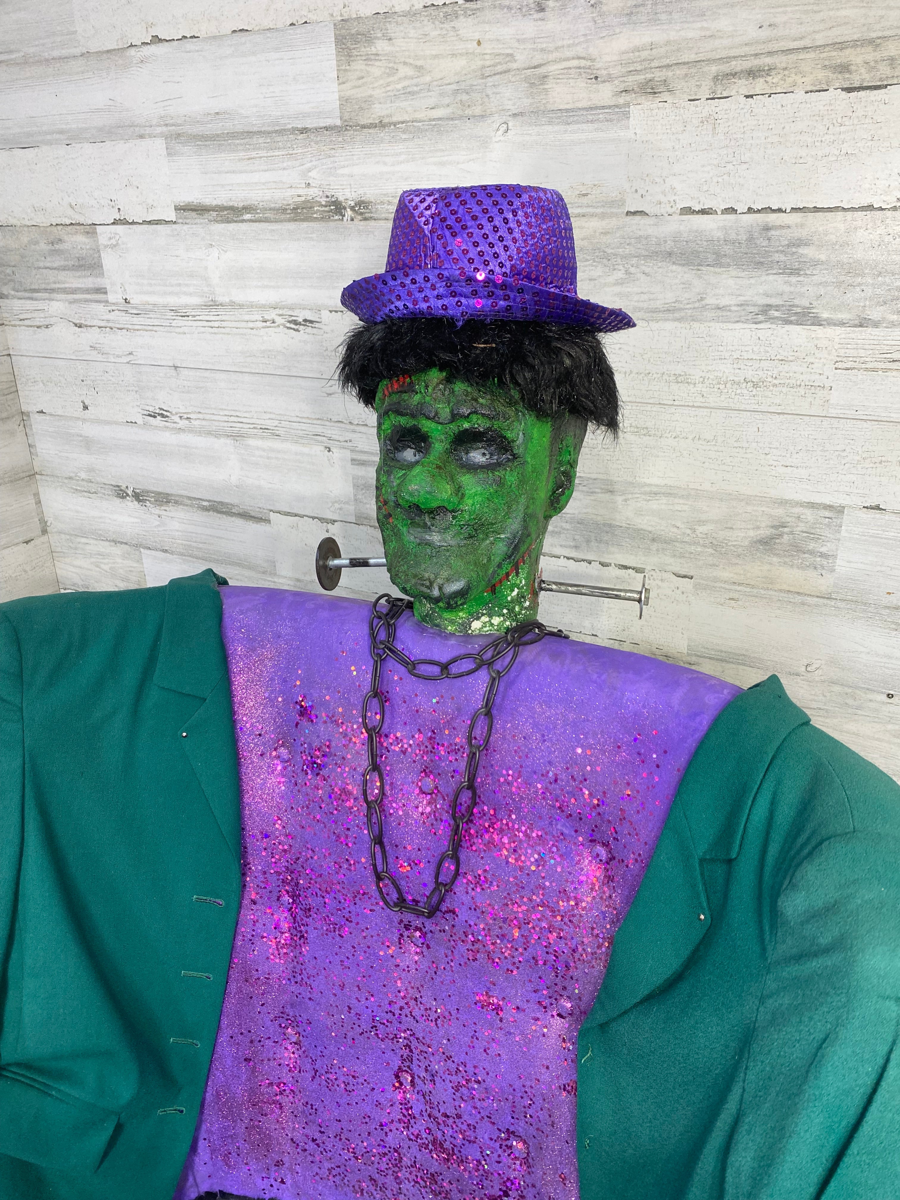 Custom Frankenstein Gothic Zombie Chair